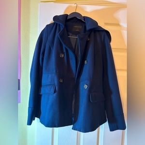 Junior Girls Aeropostale Blue Button Jacket